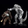 Readjade 2021 Movie Godzilla Vs Kong Mechagodzilla Figure Theater Version Action Model Decoration Collection Toy Adult 2019 King Monsters C