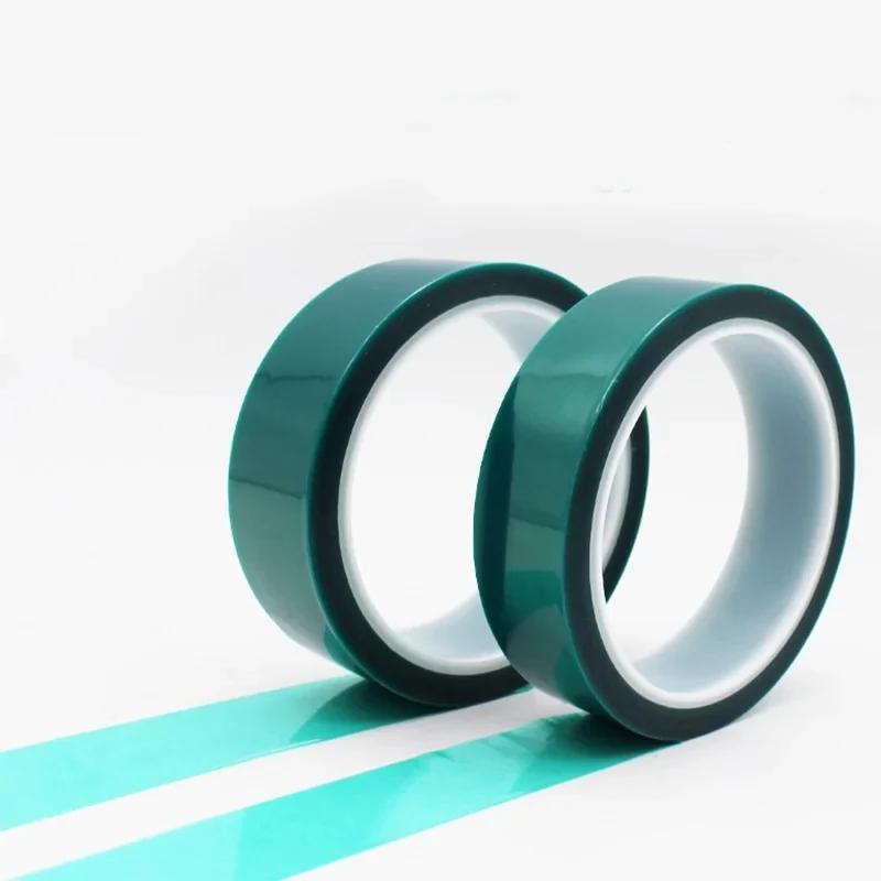 Top Quality Green Polyester High Temperature Heat Masking PET Silicone Tape For Painting Powder Coating Anodizing Circuit Boards