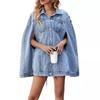 European & American Fashion Women's Irregular Loose Denim Jacket - Versatile Cross-Border Style