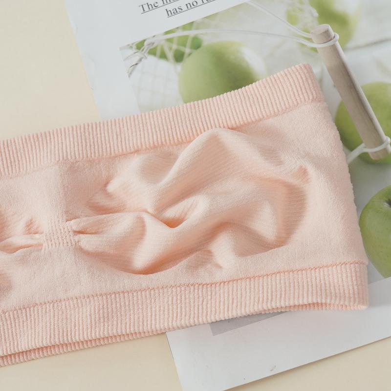 Breathable Mesh Invisible Strapless Tube Tops Female Soft Comfort Bra Sexy Strapless Crop Top Bra