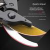 Heavy-Duty SK5 Steel Pruning Shears for Thick Branches, Gardening, and Nursery Tasks