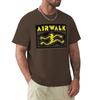 Laufender Mann Airwalk Schuhe Skateboard Design Classic TShirt Graphics Oversizeds Black T Shirts for Men