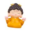 Buddha Statue Portable Ornament Mini Sculpture for Hotel Bookshelf Bedroom