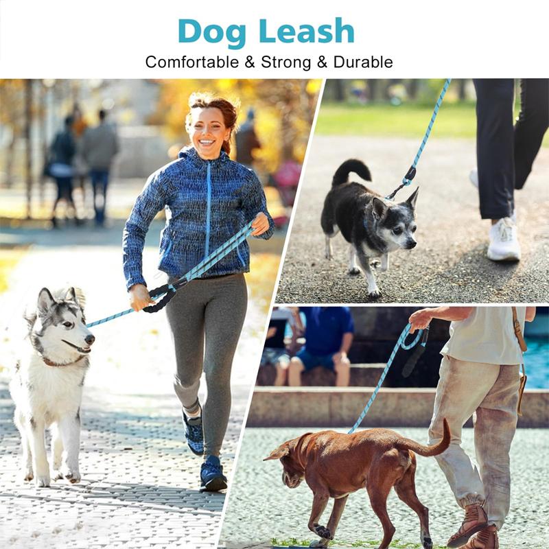 3m pet Reflective Nylon tow rope non slip foam handle pet Adjustable towing ropes  large middlesmall dogs outdoors Pet Supplies