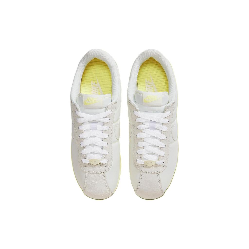 Nike Cortez HF6410-118 Pale Yellow Women's Retro Casual Shoes