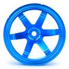 4pcs Aluminium Alloy Wheel Hub for Universal 110 Flat Running Drift RC CarBlue