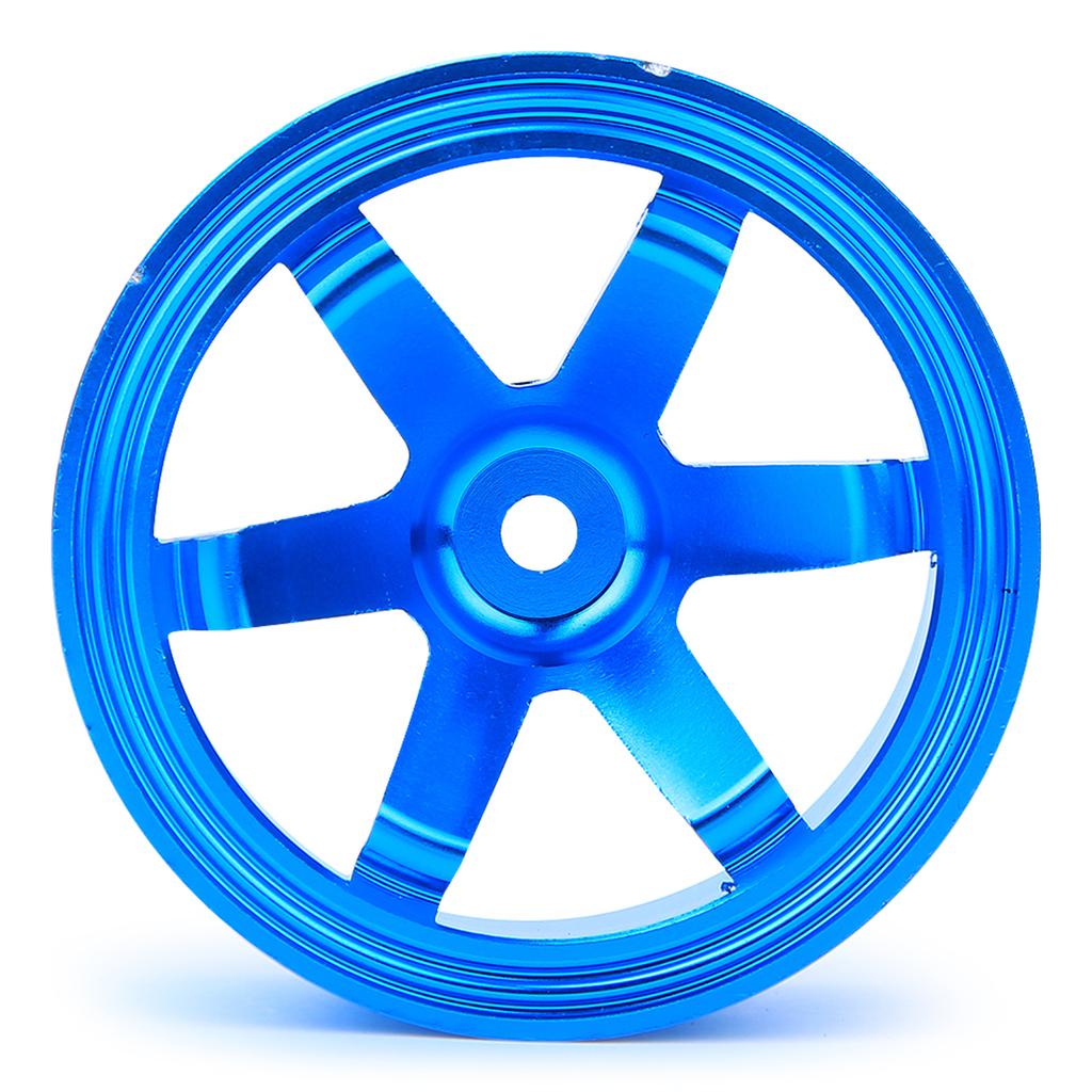 4pcs Aluminium Alloy Wheel Hub for Universal 110 Flat Running Drift RC CarBlue