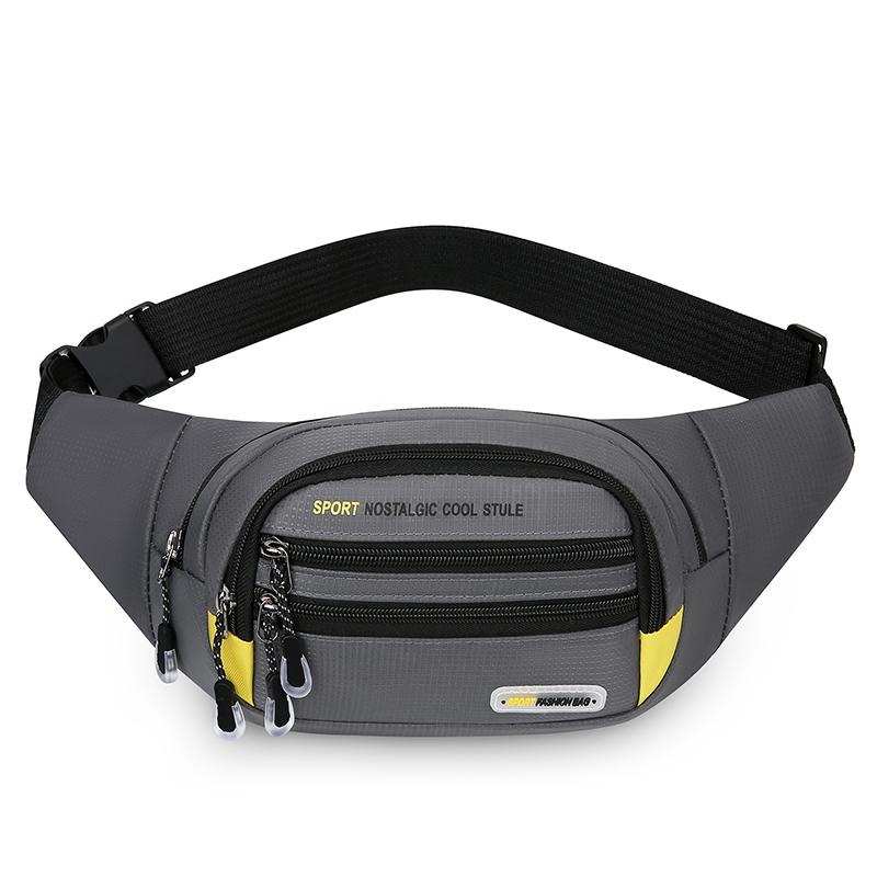 

Унисекс Мобильная поясная сумка - Большая вместимость, Водостойкая, Прочная для работы и путешествий, Модная кроссбоди сумка, Спортивная сумка серый