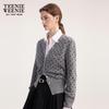 Teenie Weenie Women's Polka Dot V-Neck Cardigan