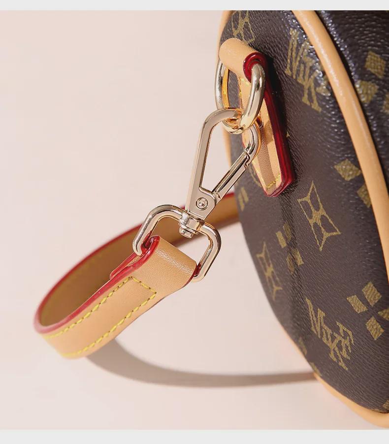 MKF Women's Printed Mini Shoulder Bag, 2023 Fashion Trend Boston Style Messenger Bag
