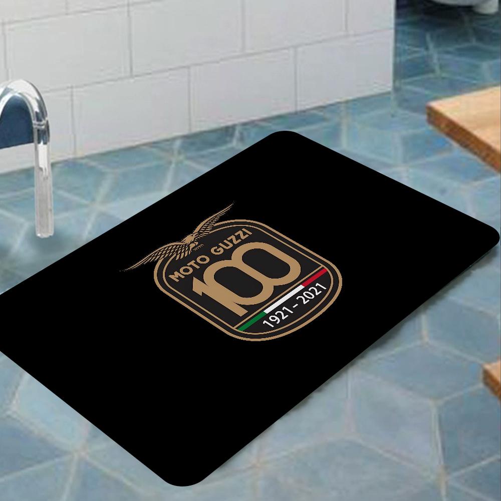 Moto G-Guzzi Motorcycle Room Mats Cheaper Anti-slip Modern Living Room Balcony Printed Modern Home Decor