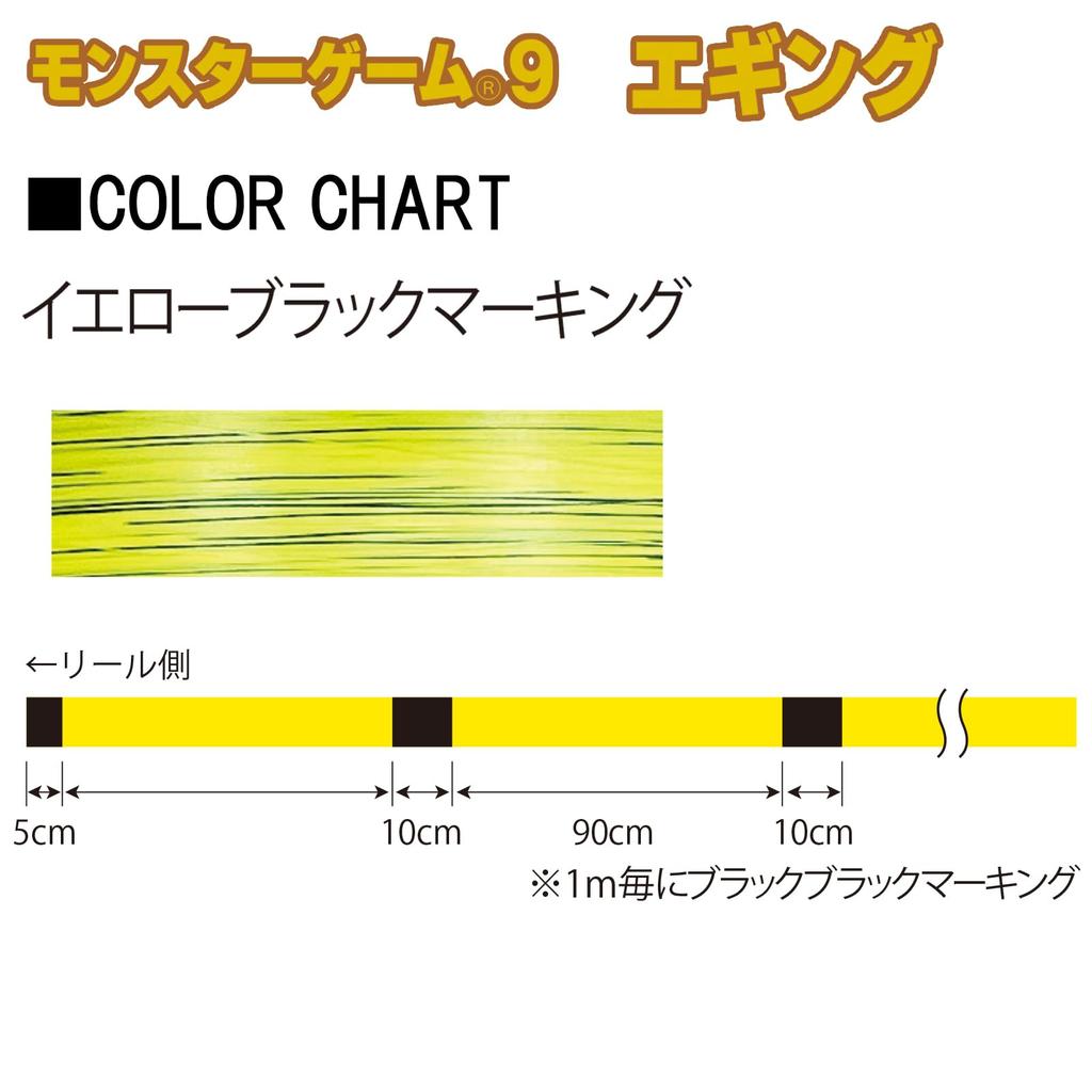 DUEL 9-Strang PE-Schnur Monster Game 9 Eging 200m 0.8
