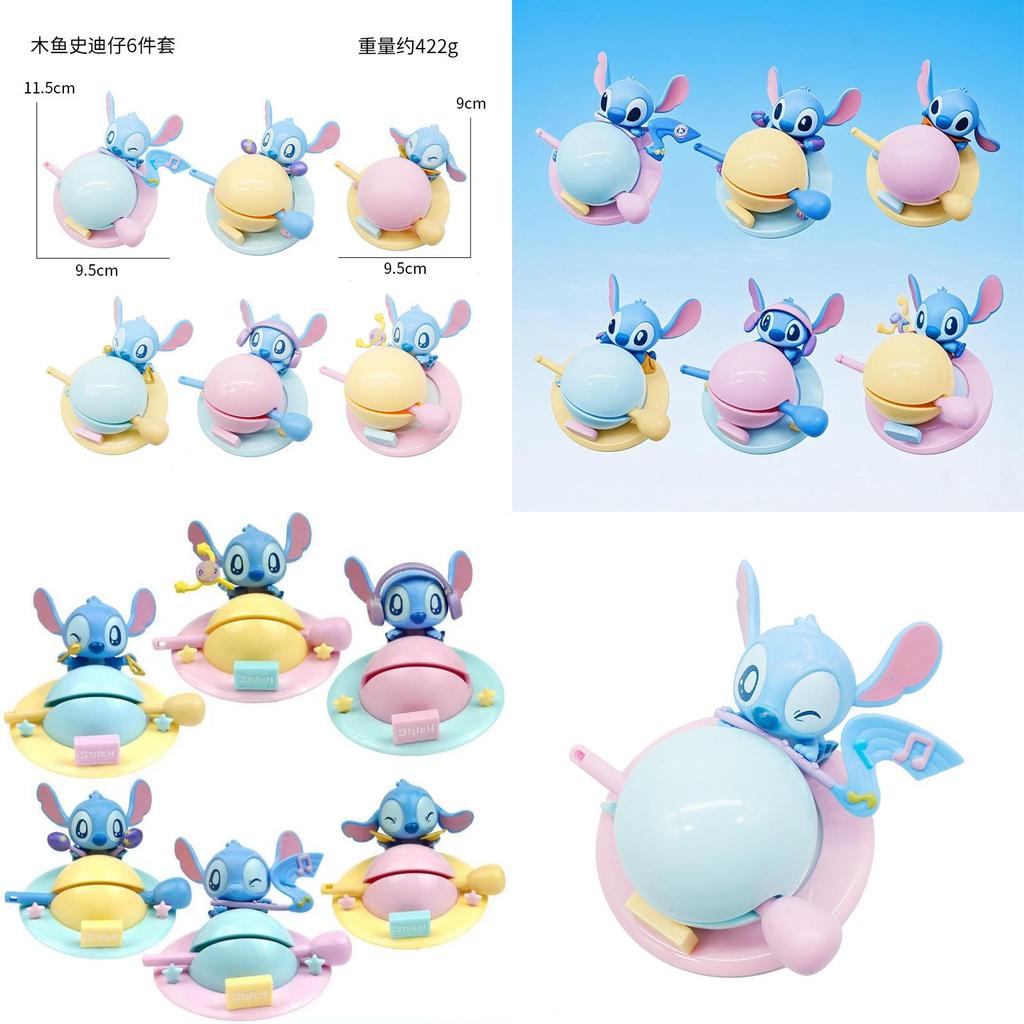 Wooden Fish Stitch Character Pvc Desk Organizer With Mobile Stand For Collectors