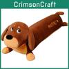 Long Cute Dachshund Plush Dolls With Embroidery Design For Decor Bedroom
