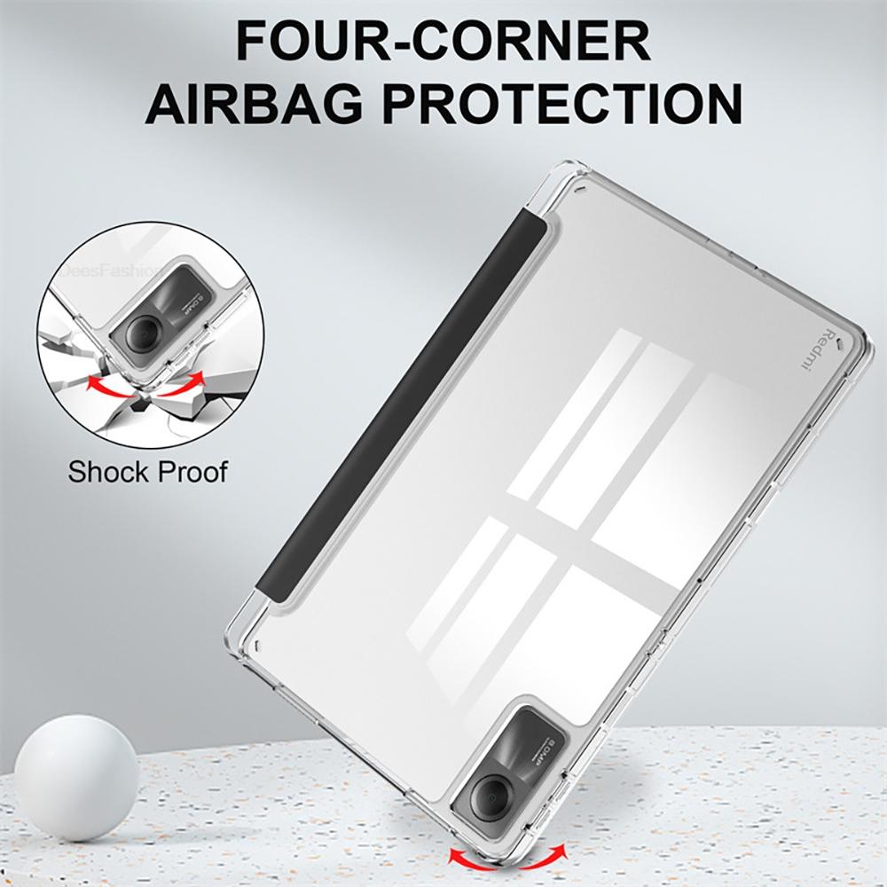 HD Flip Lederhülle Für Xiaomi Pad 8 7 Pro 5 6 Pro Hülle Redmi Pad SE 11 8.7 Pad 2 9.7" 11" Pro 12.1" M1 Mit Aufwach-Schlaf-Abdeckung