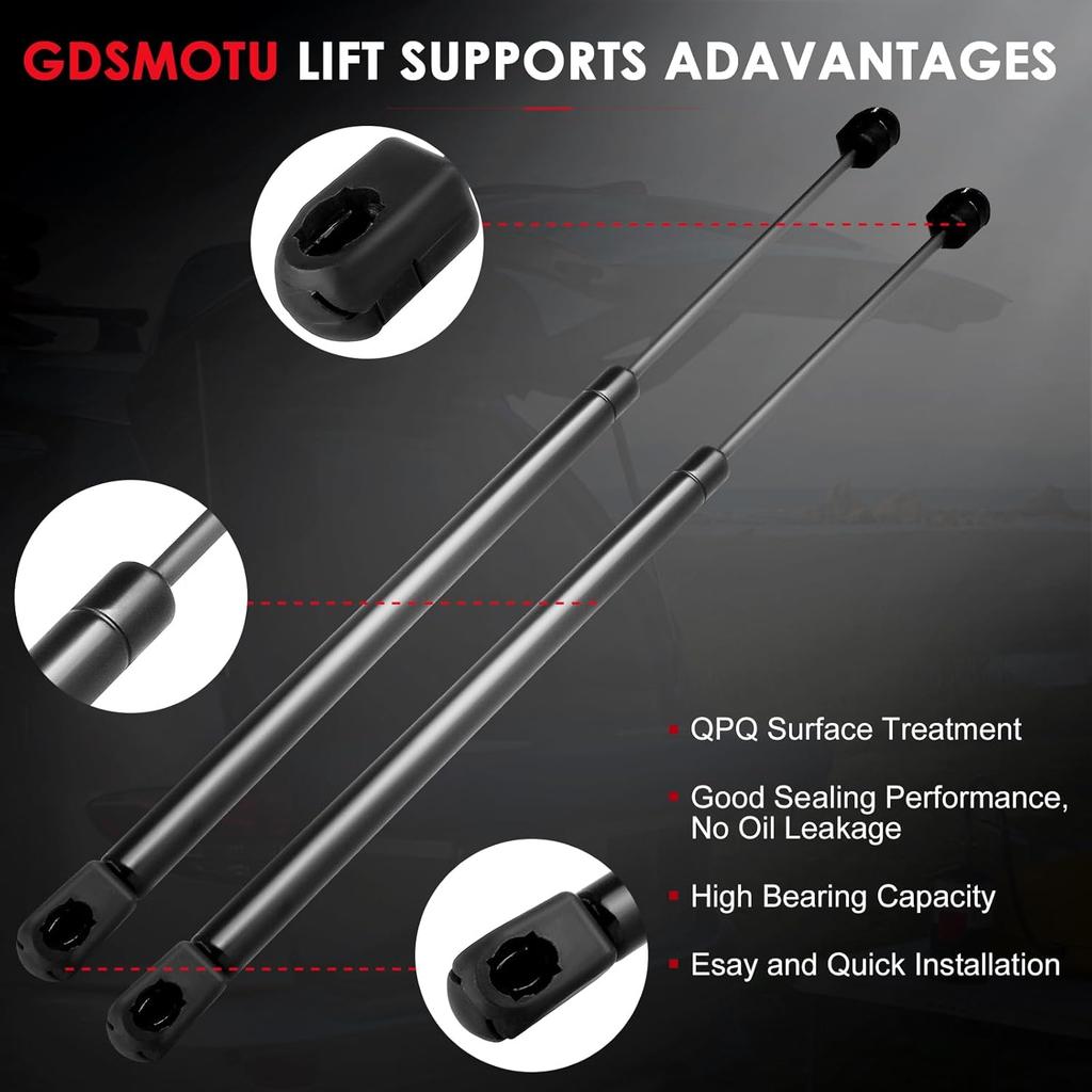 Rear Window Glass Lift Supports Windshield Struts Shocks Gas Springs Replacement Parts 6260 SG304099 For 2008-2012 For Ford Escape, 2008-2011 For