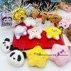 Adorable Plush Animal Bag Charm with Squeaker