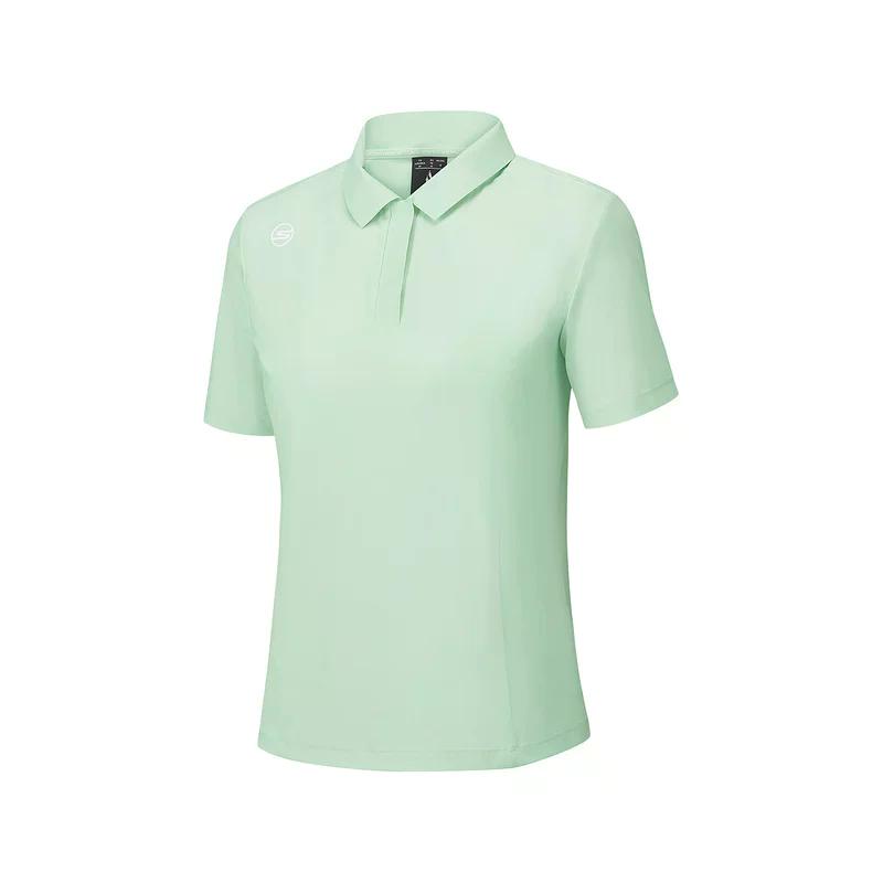 Skechers Comfortable Short Sleeve Casual Polo Shirt Women tops P225W170-01XB M