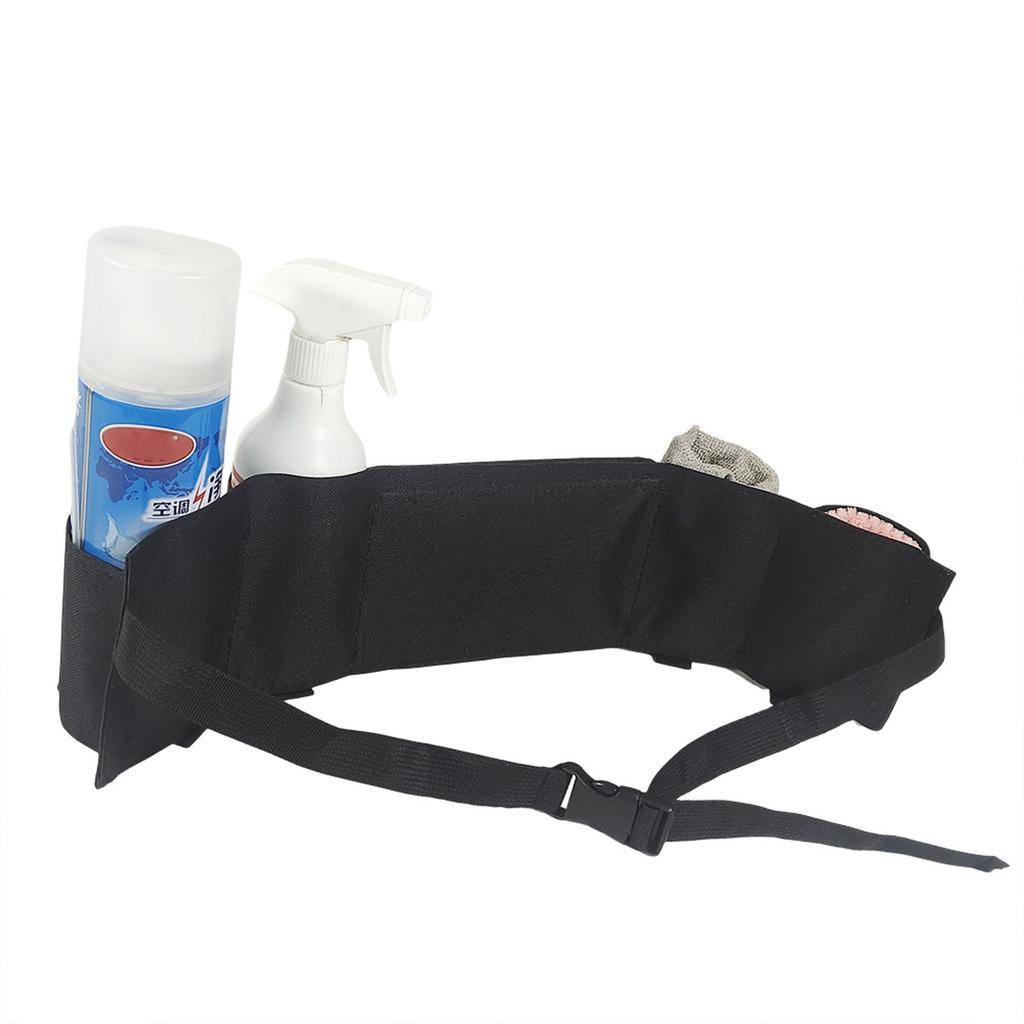 Waist Tool Bag Belt Beer Belt Bottle Holder Tool Pouch Drink Can Holder Waist Pack Bag for Housekeeping Cleaning