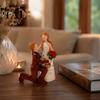 Handcrafted Resin Ornament for Home Faceless Wedding Couple Figurine, Statue, Romantic Proposal Artistic Decor Various Interior Styles Sculpture