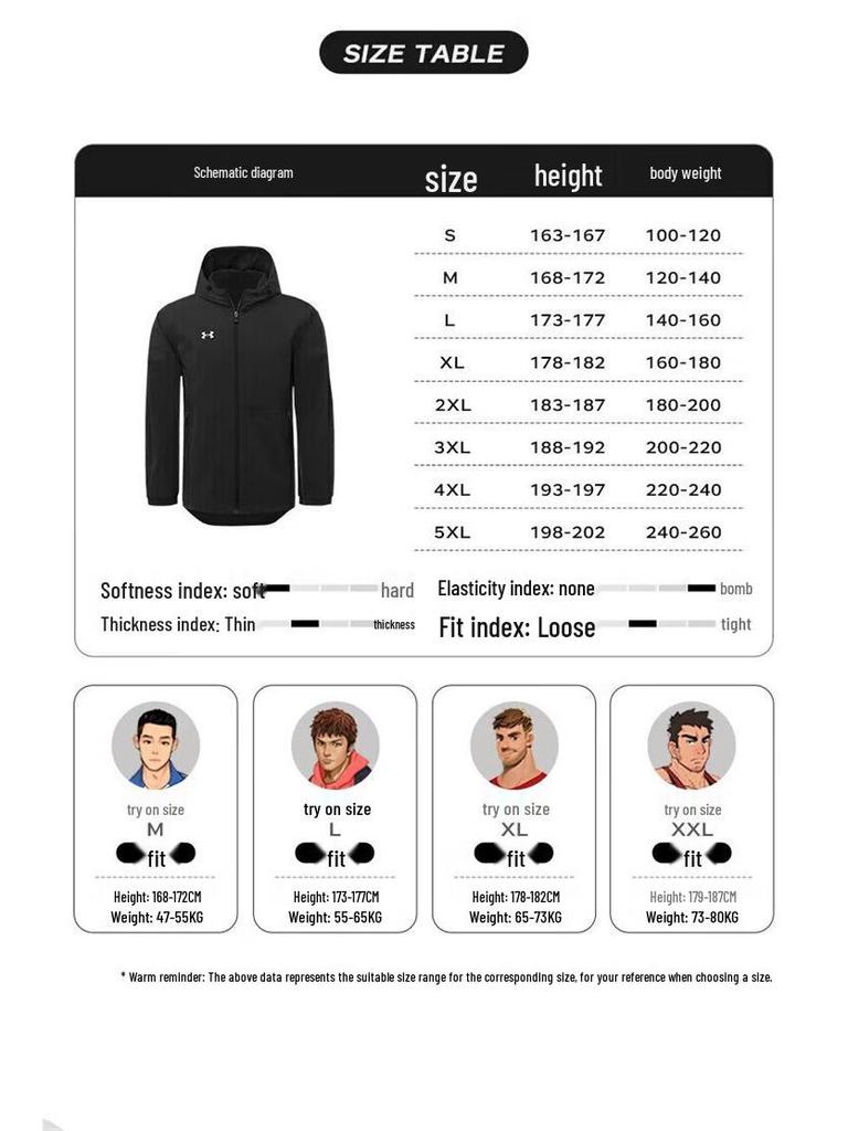 Under Armour Men's 2025 Hooded Windproof Running Woven Jacket