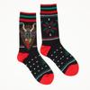 Gothic Dark Retro Jacquard Skateboard Mid-Tube Cotton Socks - Spring/Summer Trendy Unisex Style
