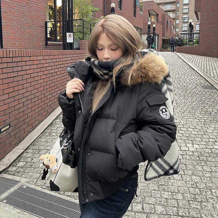 Women Short Medium Length Down Jacket
