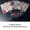Microworld 3D Metall Tier Puzzle Red Devils Skorpion Modellbausätze DIY Desktop Dekoration Jigsaw Spielzeug Geburtstagsgeschenke Für Erwachsene
