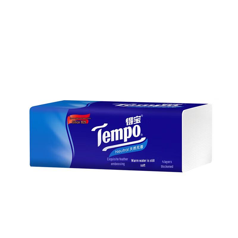 Tempo Natural Unscented Facial Tissues