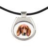 English setter, Lawerack, Laverack – Necklace with a geometric design and the inscription "Art-Dog" | Art-Dog