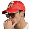 Vintage Novelty Adjustable Hat for Men Casual Party Decoration Christmas Santa Baseball Cap Funny Gift Holiday Celebration