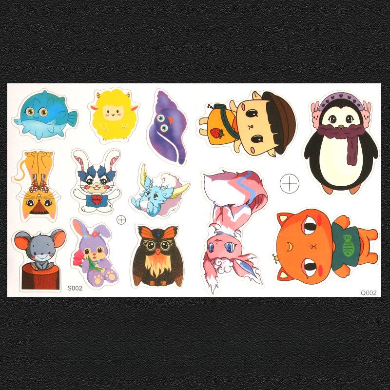 Cartoon Down Jacket Patch Sticker, Clothes Hole Decoration Pattern Decal, Self-Adhesive And Non-Marking Repair Repair Cloth Sticker