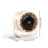 Desk Fan with Digital Display Compact Circulator Adjustable Angle Stand Modern for