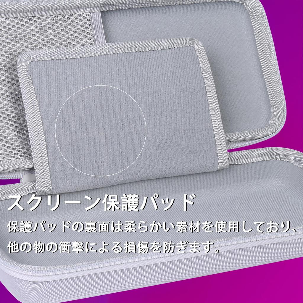 ASUS ROG ALLY X Gaming PC Storage Aenllosi ALLY/ROG Case, Gray/White (Case Only) -