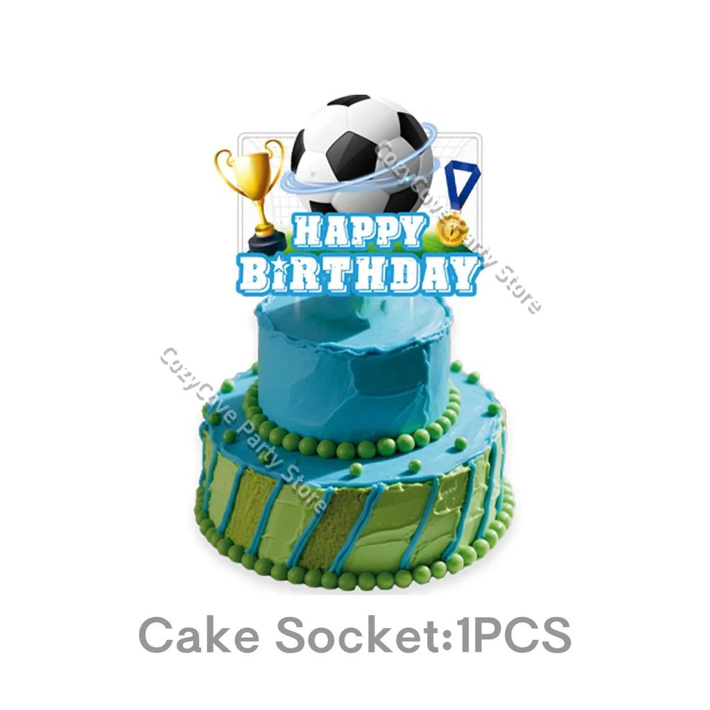 Football Birthday Decorations Soccer Theme Party Supplies Cup Plate Banner Balloons For Kids Boys Party Favor Gifts Photo Props