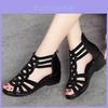 Included Soft Leather Sandals For Women Summer Breathable Casual Mom Shoes With Glitter Details