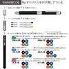 Zebra Sarasa Clip Ballpoint Pen Refill JSB-0.5mm + Mechanical Pencil Set SB-X-JSB5-E - Smooth Writing, Precision Stationery