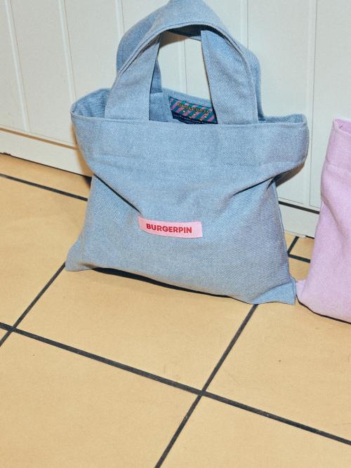 Burgerpin Bgp Soft Denim Mini Bag
