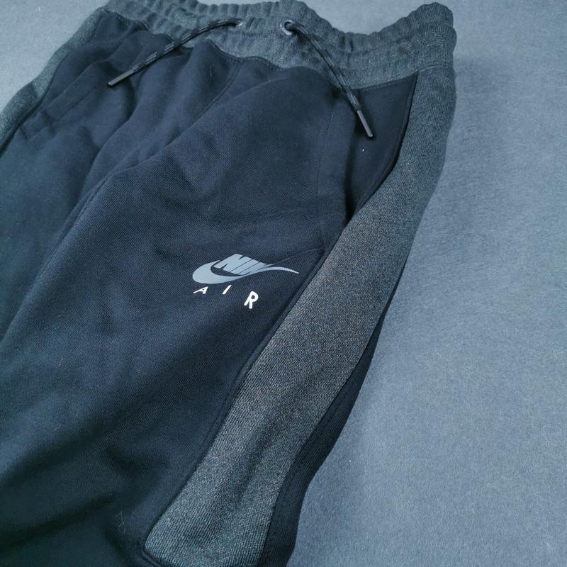 Nike Calça Esportiva de Malha SwooshAir Série Lifestyle Esportivo Fleece Espessado Com Punho Respirável Casual Calça Infantil Preta AR7301-010