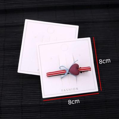 100pcs Jewelry Packaging and Display Cards Fashion Accessories for Hairpin Brooch Wrapping Bobby Pin Hair Bow