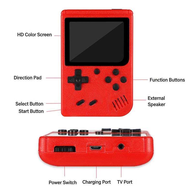 Mini 400 In 1 Handheld Game Portable Classic Retro Games Arcade Games Boy Game