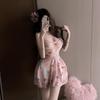 2026 Pure Desire Floral Backless Sleep Dress - Sexy, Cute, and Tempting