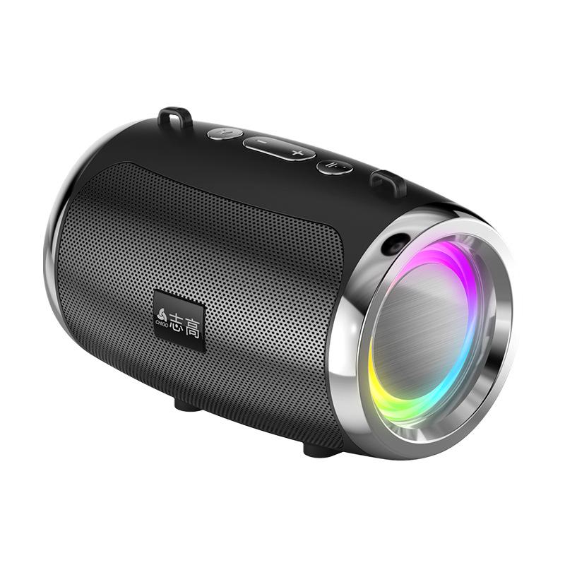 KI-gestützter tragbarer Bluetooth-Lautsprecher mit Farblicht & Subwoofer für den Innen-/Außenbereich