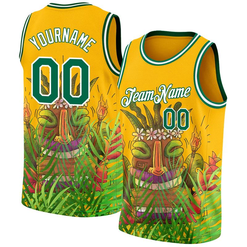 Hawaiian Style Men's Tank Top Personalization Customize Name Sleeveless Shirts Outdoor Basketball Sports Vest Summer Gym T-shirt