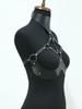 1PC The widened collar is integrated with the cage-style chest strap, which is adjustable for women. It features stylish punk
