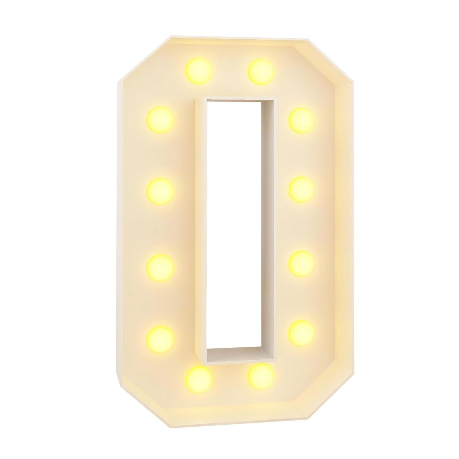 

91.5cm Foldable - Illuminated Digital Board, Party Decor Frame Illuminated Background One Size