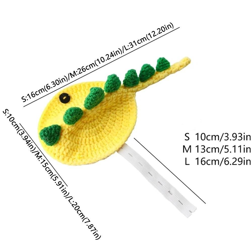 Dinosaur Turtle Knitted Sweater Cartoon Pet Sweatshirt Funny Tortoise Outfit  Halloween Party