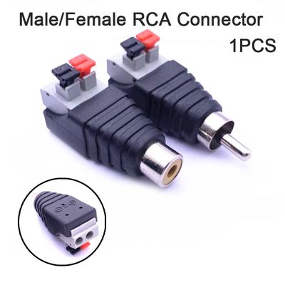 Câble de haut-parleur vers prise jack audio mâle femelle connecteur RCA