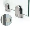 4pcs Stainless Steel Glass Clamp Adjustable Glass Bracket Fish Mouth Railing Glass Clip Durable Glass Fixed Sandwich Board