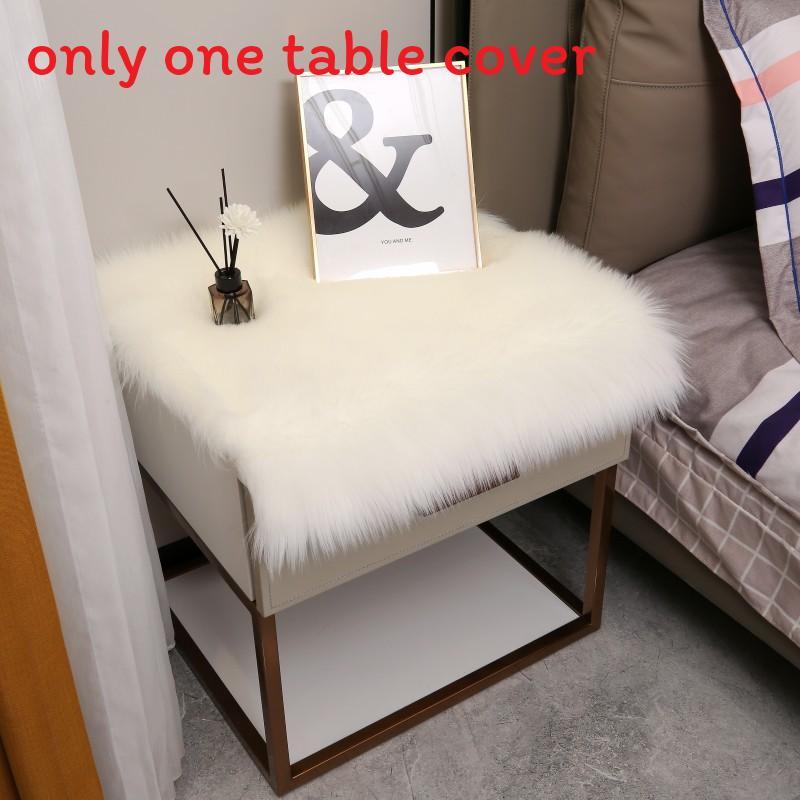 

Nordic Wool Effect Table Mat With Non Slip Durable Fabric For Home Dining White,40x40cm